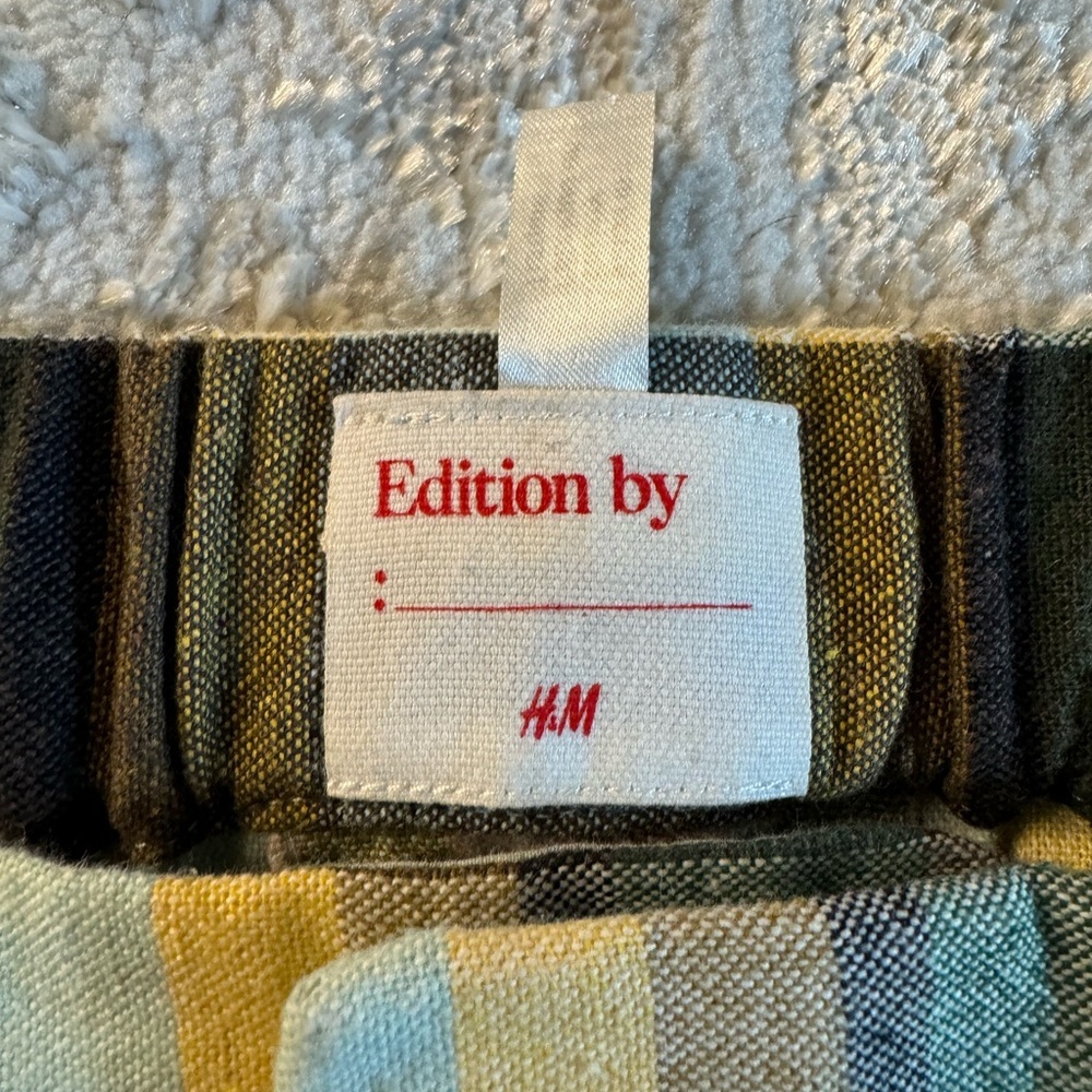 H&M Multicolor Plaid Men's Pants 34x32 - Picture 3 of 4